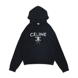 [국내배송]셀린느 코튼플리스후즈 파리트리옴페 후드(블랙)