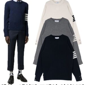 [국내배송]톰브라운 사선 니트 (램스울) (3color)