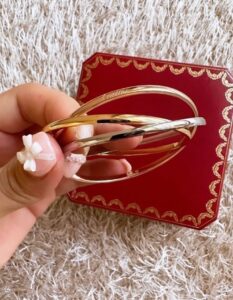 [국내배송]까르띠에 트리니티 3링 팔찌