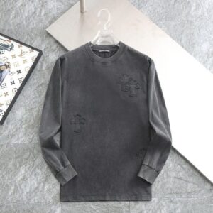 [국내배송]크롬하츠 2025FW 자수패치 로고 워싱 데미지 라운드