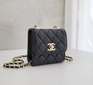 [국내배송]샤넬 트렌디CC 미니 체인 숄더백 블랙