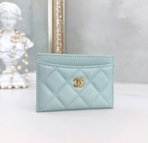 [국내배송]샤넬 클래식 캐비어 카드홀더 금장 AP0213