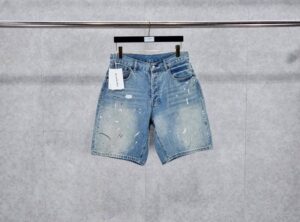 [국내배송]아크네 스튜디오 데님 빈티지 페인팅 5부 팬