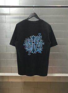 [국내배송]크롬하츠 블루 크로스 반팔 티셔츠