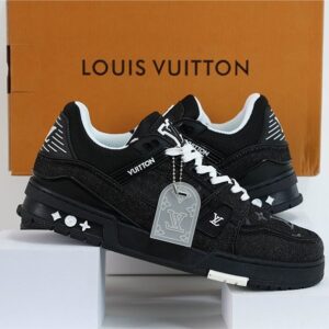 [국내배송]루이비통 LV 트레이너 블랙 스니커즈
