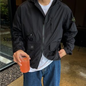 [국내배송]스톤아일랜드 포켓 후드 바람막이