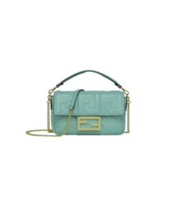 [프리미엄/해외배송]펜디 바게트 백 미니 FF(민트 그린)