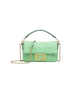 [프리미엄/해외배송]펜디 바게트 백 미니 FF(민트)