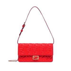[프리미엄/해외배송]펜디 바게트 체인 WOC(레드)