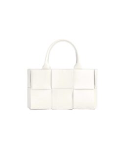 [프리미엄/해외배송]보테가 아르코 토트 백 미니(화이트)