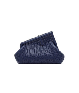 [프리미엄/해외배송]펜디 퍼스트 백 스몰 인터레이스(네이비)