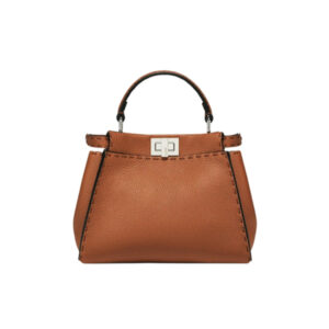 [프리미엄/해외배송]펜디 피카부 백 미니 스티치(브라운)