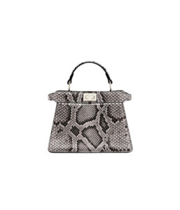 [프리미엄/해외배송]펜디 피카부 백 쁘띠 I See U 이그조틱(그레이)